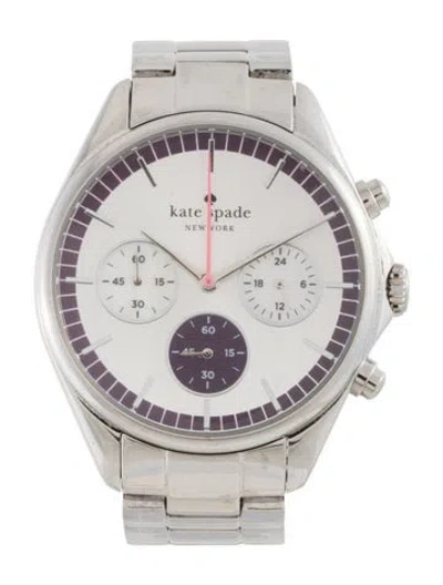 Pre-owned Kate Spade Bazooka Chronograph Watch, 38mm In Multicolor