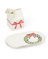Kate Spade Be Jolly Milk Cookie Plate In White