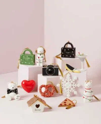 Kate Spade Be Jolly Ornament Collection In White