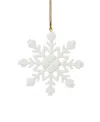 Kate Spade Be Jolly Snowflake Ornament In White