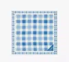 Kate Spade Beach Plaid Silk Bandana