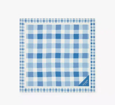 Kate Spade Beach Plaid Silk Bandana