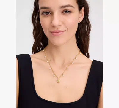 Kate Spade Beachside Scatter Pendant In Gold