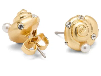 Kate Spade Beachside Studs In Metallic