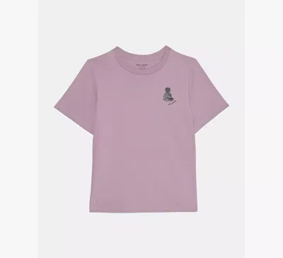 Kate Spade Bear Tee In Purple