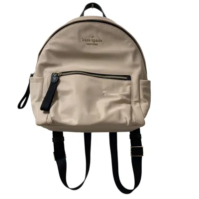 Pre-owned Kate Spade Beige Backpack () In Sand