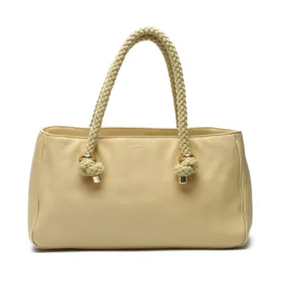 Pre-owned Kate Spade Beige Handbag Tote Bag () In Sand