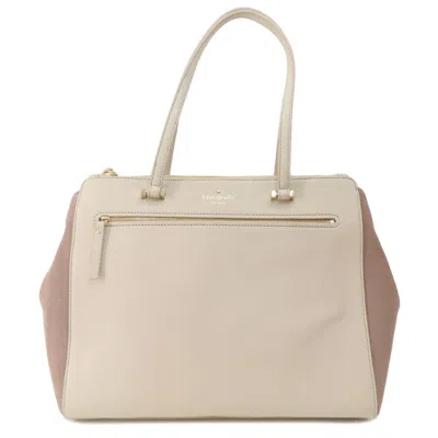 Pre-owned Kate Spade Beige Leather Tote Bag ()