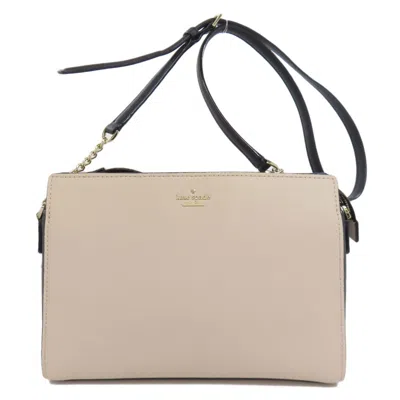 Pre-owned Kate Spade Beige Pvc Shoulder Bag ()