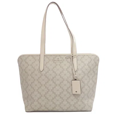 Pre-owned Kate Spade Beige Pvc Tote Bag () In Sand