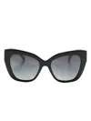 Kate Spade Bexley Cat-eye Frame Sunglasses In Black