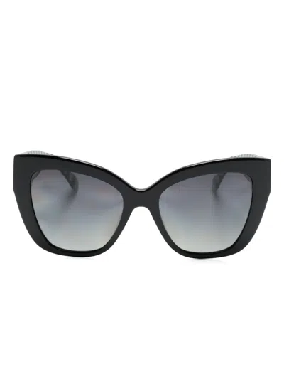 Kate Spade Bexley Cat-eye Frame Sunglasses In Black