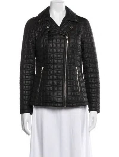 Pre-owned Kate Spade Biker Jacket In Black
