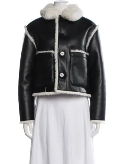 Pre-owned Kate Spade Biker Jacket In Black