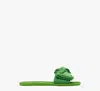 Kate Spade Bikini Bow Slide Sandals In Ks Green