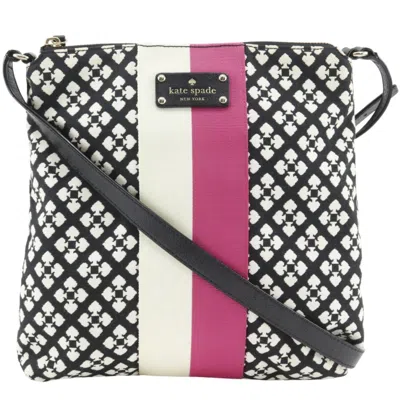Pre-owned Kate Spade Black Canvas Shoulder Bag ()