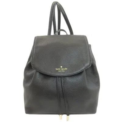 Pre-owned Kate Spade Black Leather Backpack ()