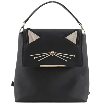 Pre-owned Kate Spade Black Leather Backpack ()