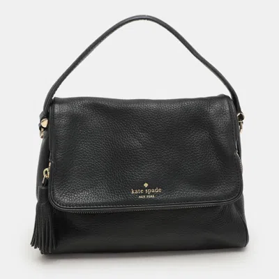 Pre-owned Kate Spade Black Leather Chester Street Shoulder Bag