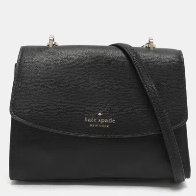 Pre-owned Kate Spade Black Leather Crossbody Bag