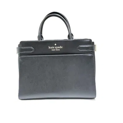 Pre-owned Kate Spade Black Leather Handbag Shoulder Bag ()
