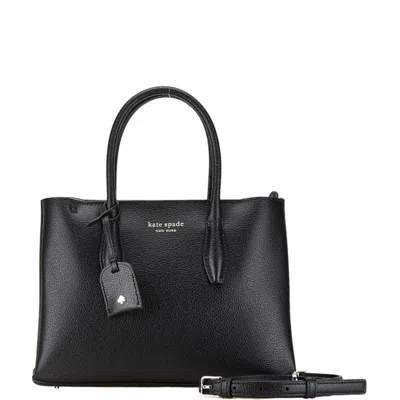 Pre-owned Kate Spade Black Leather Handbag Shoulder Bag ()