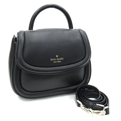 Pre-owned Kate Spade Black Leather Handbag Shoulder Bag ()