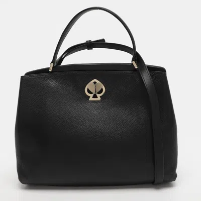 Pre-owned Kate Spade Black Leather Shoulder Bag