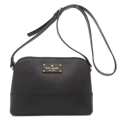 Pre-owned Kate Spade Black Leather Shoulder Bag ()