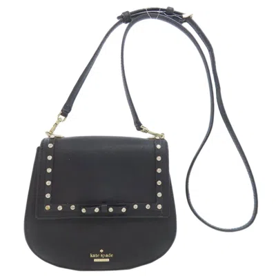 Pre-owned Kate Spade Black Leather Shoulder Bag ()
