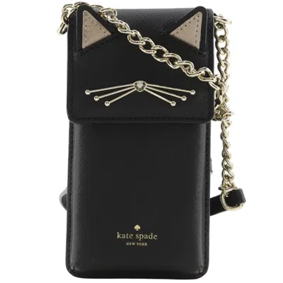 Pre-owned Kate Spade Black Leather Shoulder Bag ()