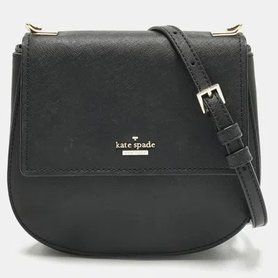 Pre-owned Kate Spade Black Leather Small Cameron Street Byrdie Crossbody Bag