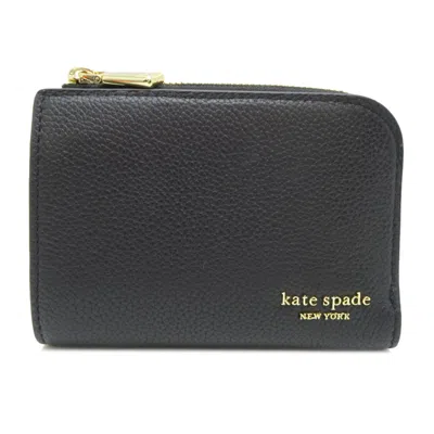 Pre-owned Kate Spade Black Leather Wallet (bi-fold) ()