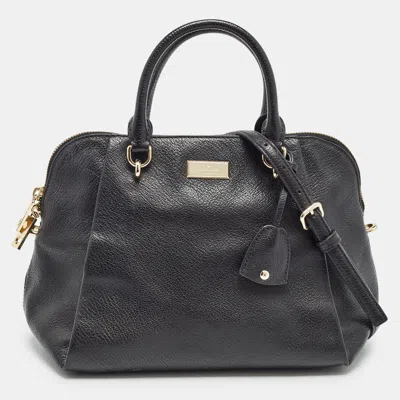 Pre-owned Kate Spade Black Leather Zip Satchel