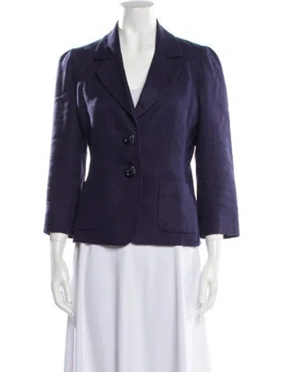 Pre-owned Kate Spade Blazer In Blue