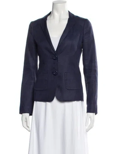 Pre-owned Kate Spade Blazer In Blue
