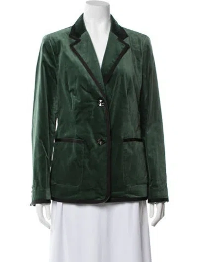 Pre-owned Kate Spade Blazer In Green