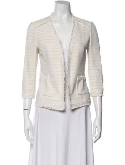 Pre-owned Kate Spade Blazer In Neutral