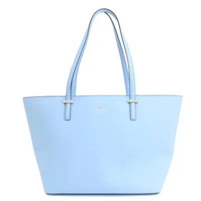 Pre-owned Kate Spade Blue Leather Tote Bag ()