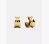 Kate Spade Bold Small Hoops In Brown