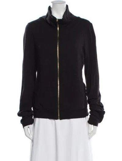 Pre-owned Kate Spade Bomber Jacket In Black