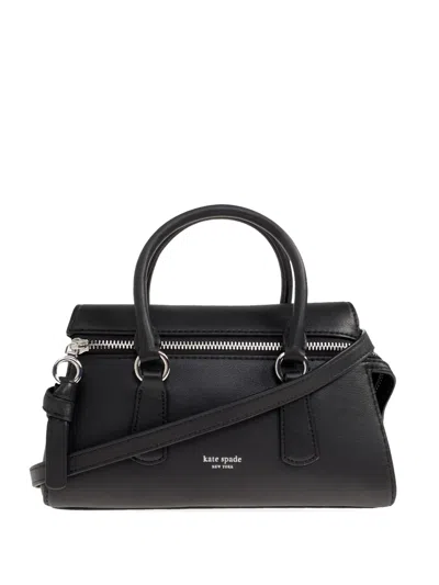 Kate Spade Bond Zip-fastening Leather Tote Bag In Black