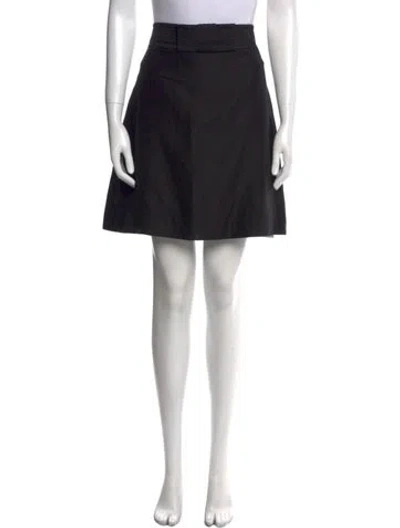 Pre-owned Kate Spade Bow Accents Knee-length Skirt In Black