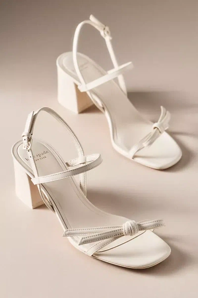 Kate Spade Bow Strappy Sandals In Animal Print
