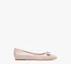 Kate Spade Bowdie Ballet Flats In Pale Vellum