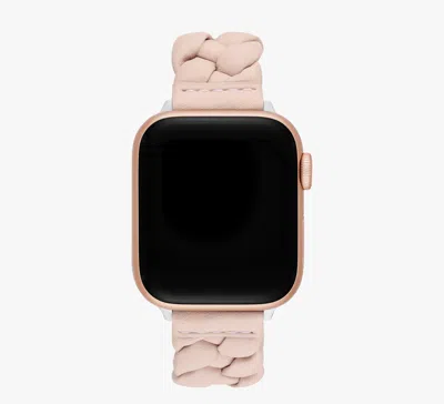 Kate Spade Braided Leather 38-49mm Band For Apple Watch In Pink