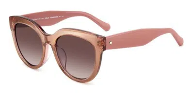 Kate Spade Brea/f/s Asian Fit 35j/ha Women's Sunglasses Pink Size 54