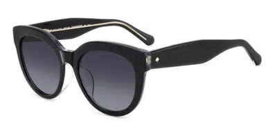 Kate Spade Brea/f/s Asian Fit 807/9o Women's Sunglasses Black Size 54