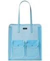 Kate Spade Breezy Medium Mesh Tote Bag In Blue