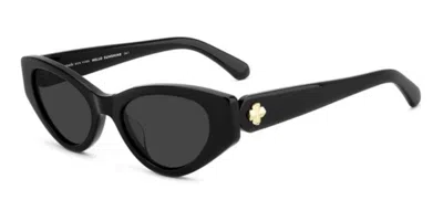 Kate Spade Bria 2/g/s Asian Fit 807/ir Women's Sunglasses  Size 52 In Black